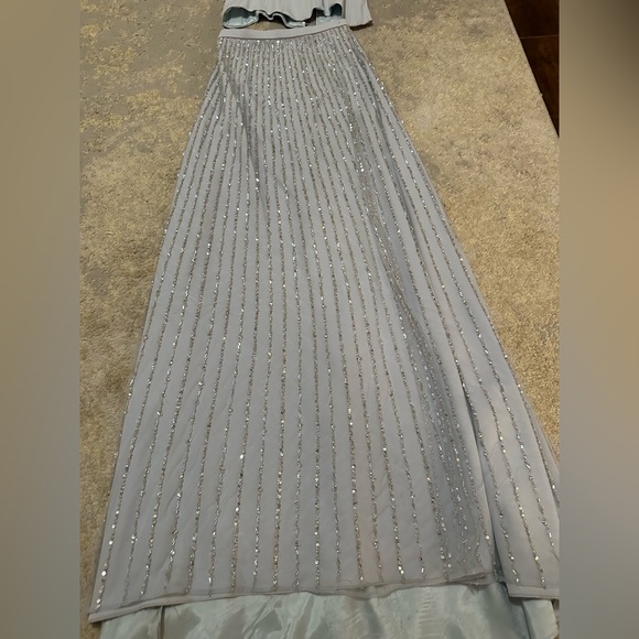 Custom Two Piece Gown Baby Blue - Picture 12 of 16